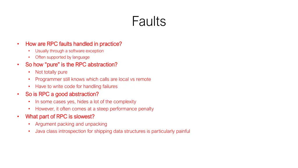 faults 1
