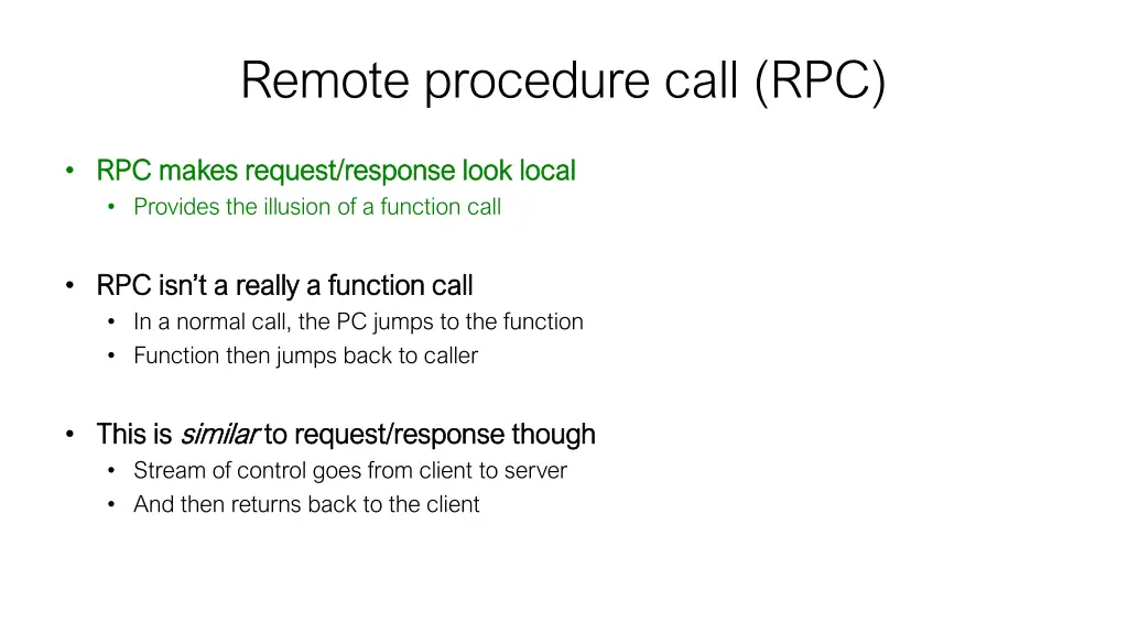 remote procedure call rpc