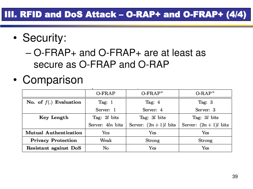 iii rfid and iii rfid and dos 9