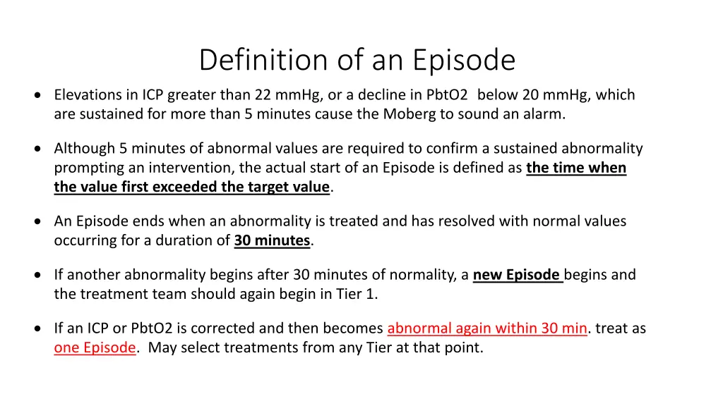 definition of an episode