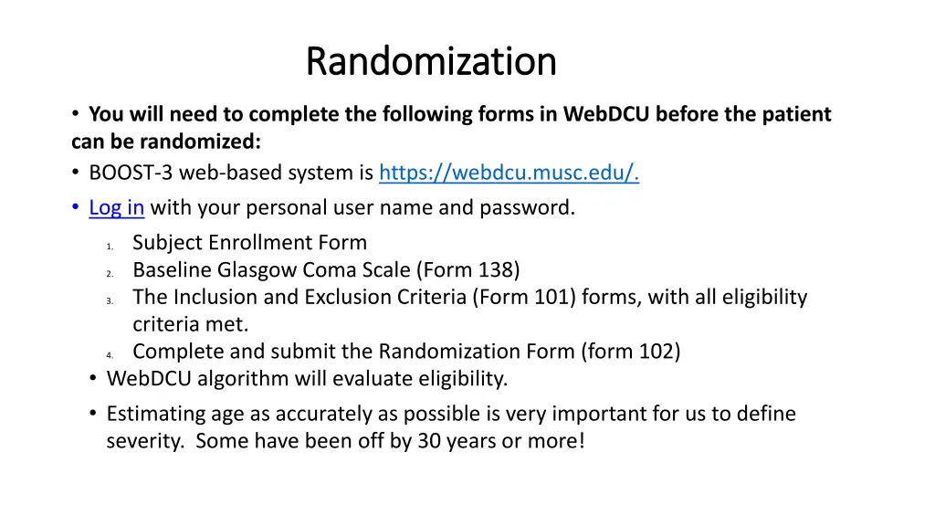 randomization randomization