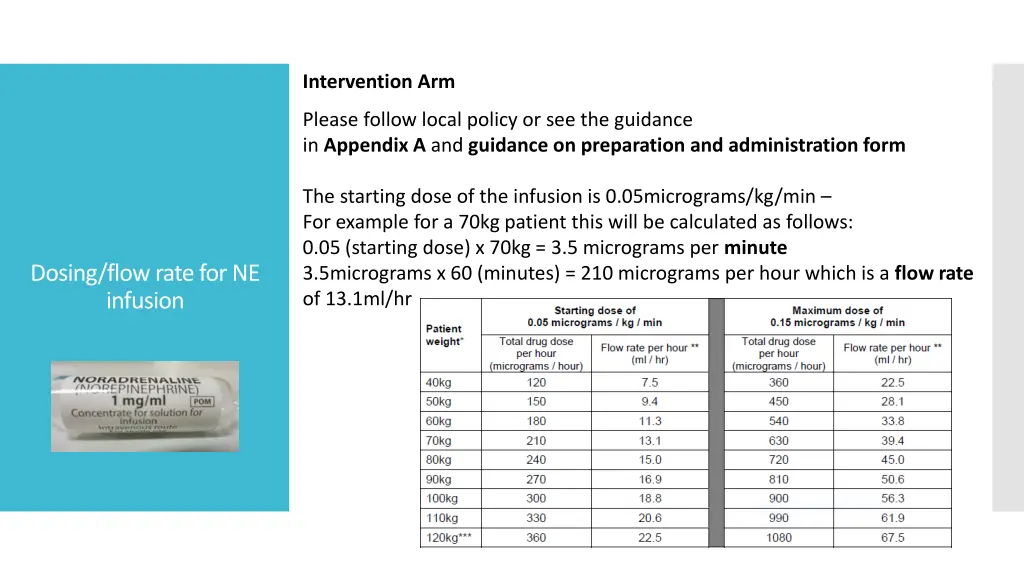 intervention arm 1