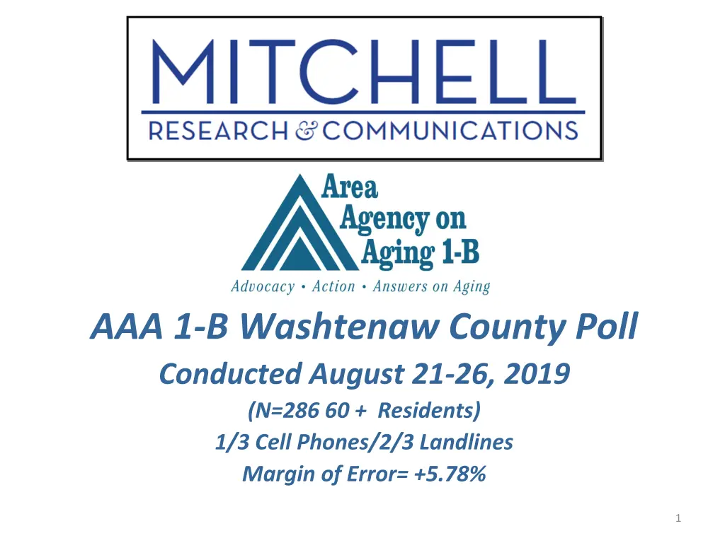 aaa 1 b washtenaw county poll conducted august