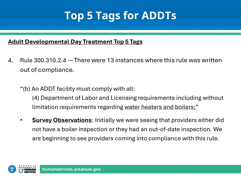 top 5 tags for addts 3