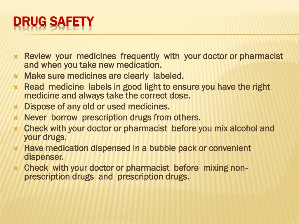 drug safety drug safety