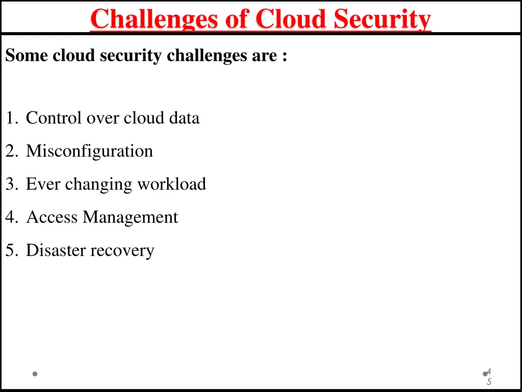 challenges of cloud security