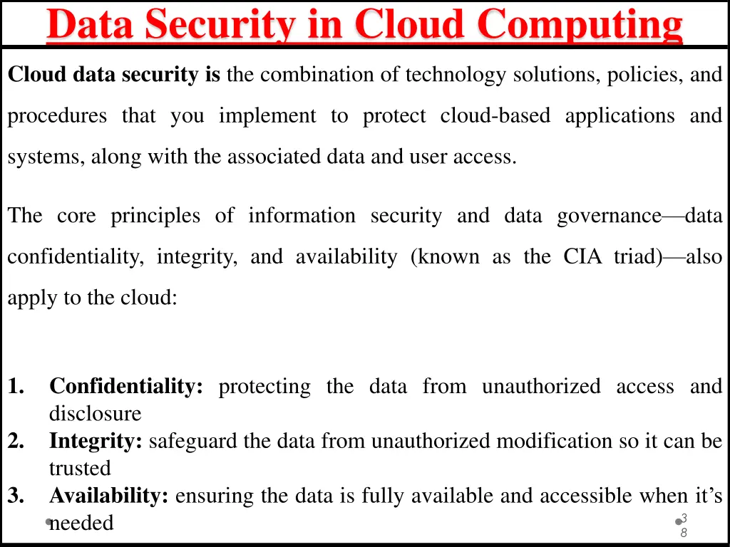 data security in cloud computing