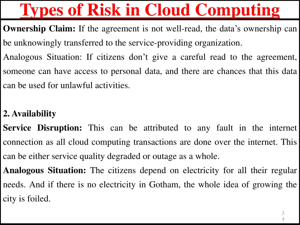 types of risk in cloud computing 3