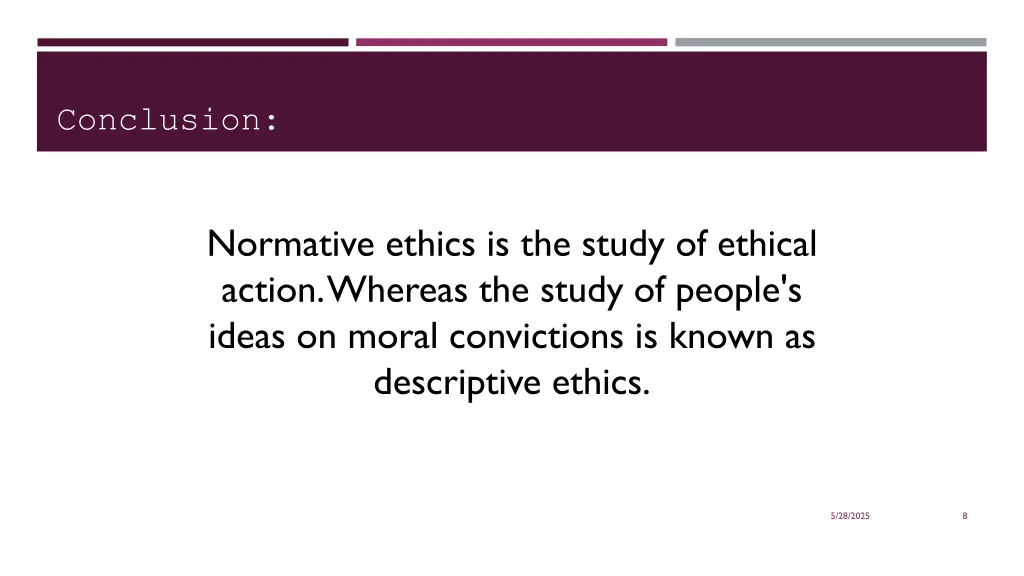 conclusion