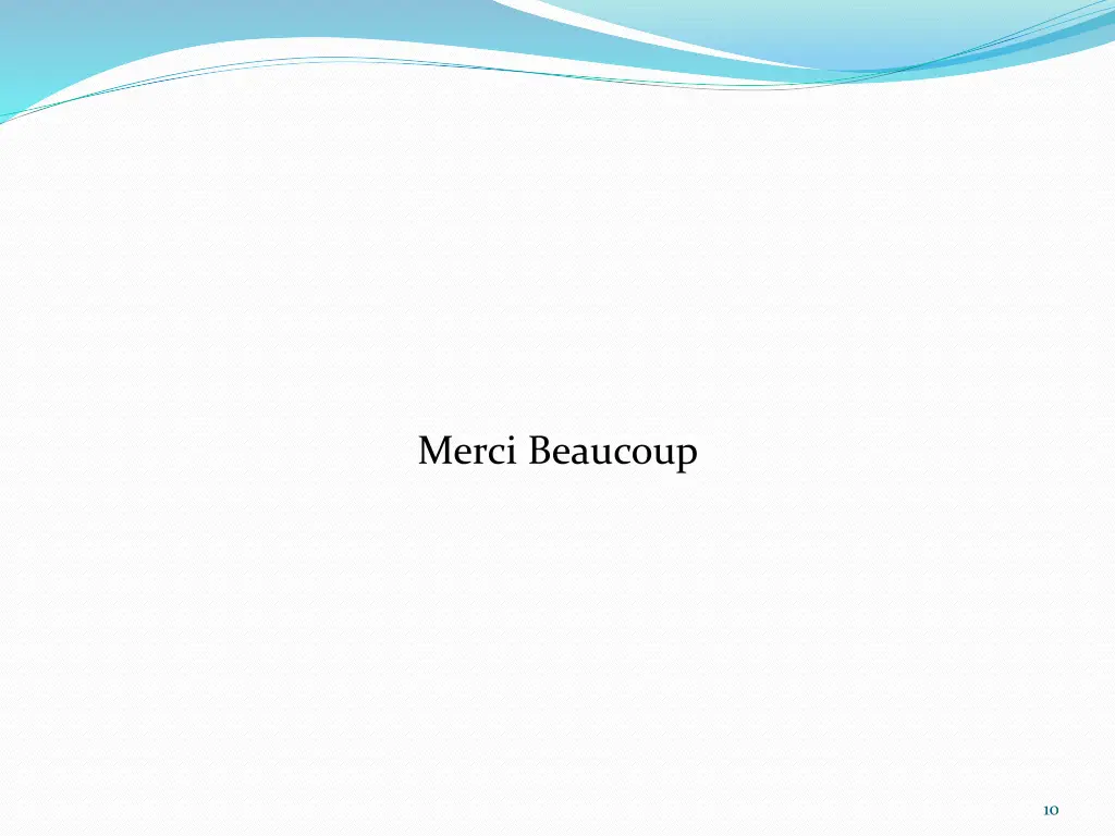 merci beaucoup