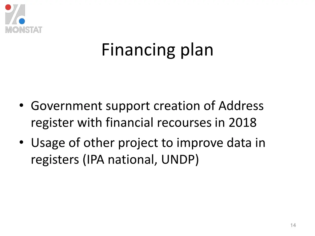 financing plan