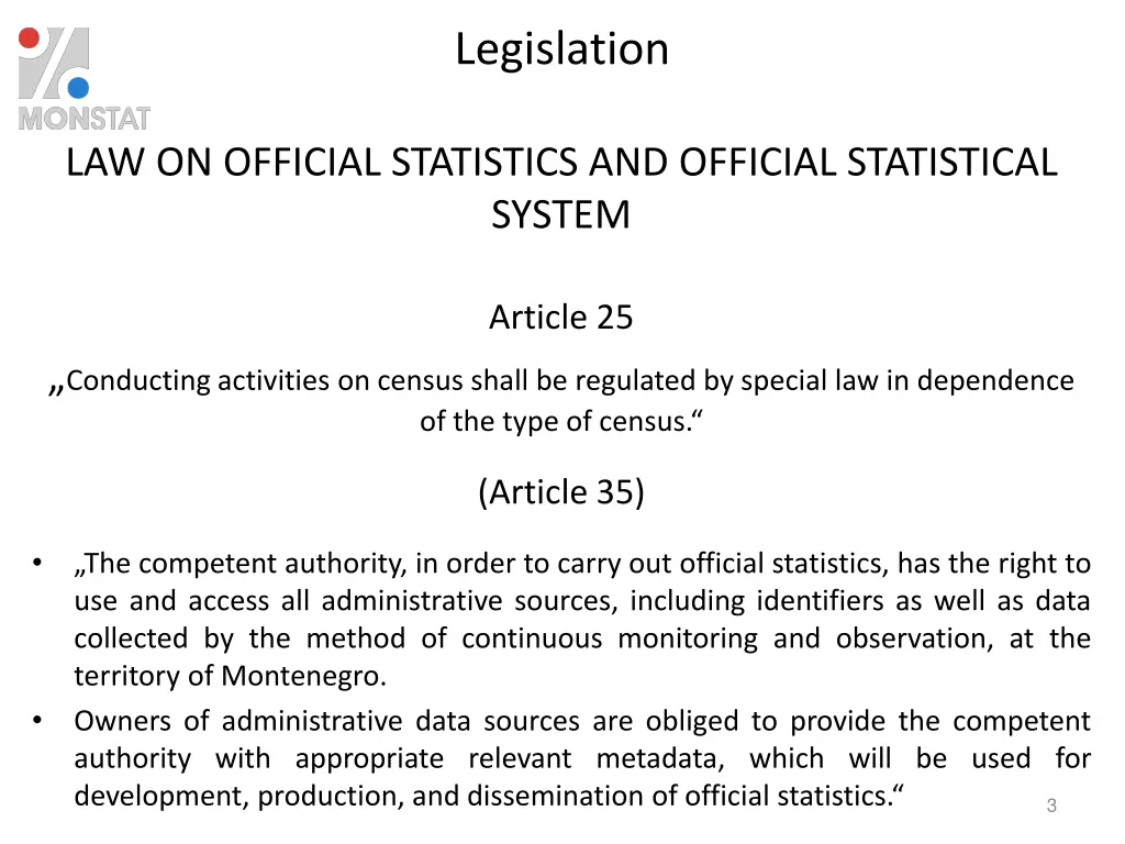 legislation