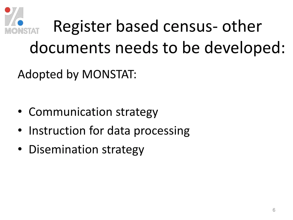 register based census other documents needs