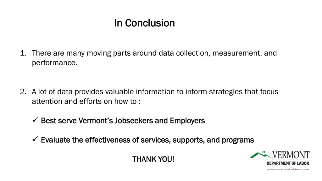 in conclusion in conclusion