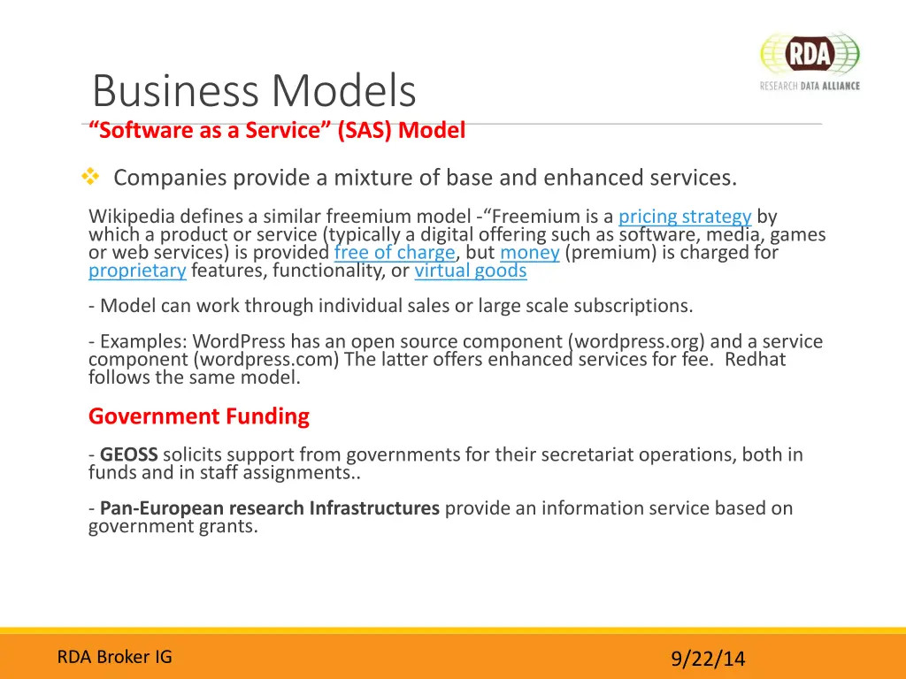business models software as a service sas model
