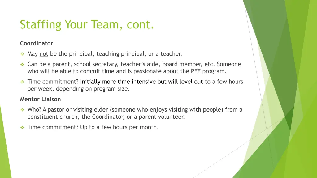 staffing your team cont