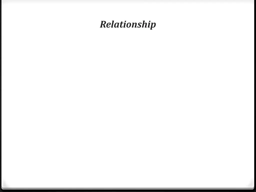 relationship