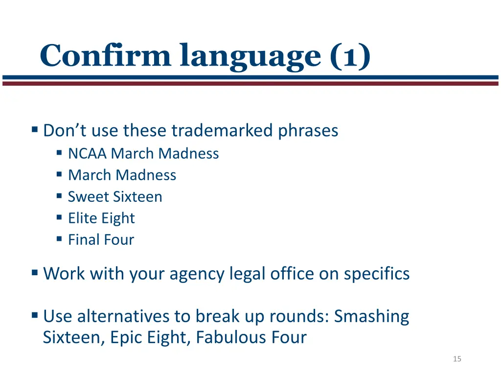 confirm language 1