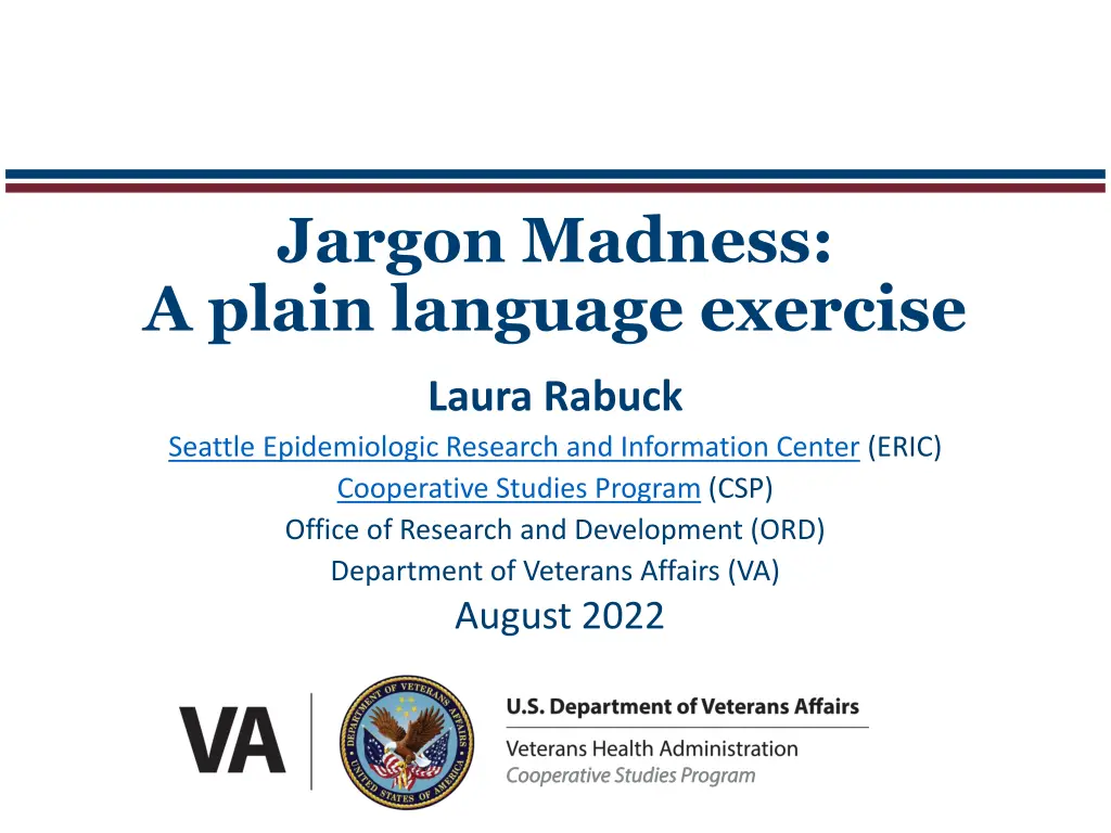 jargon madness a plain language exercise