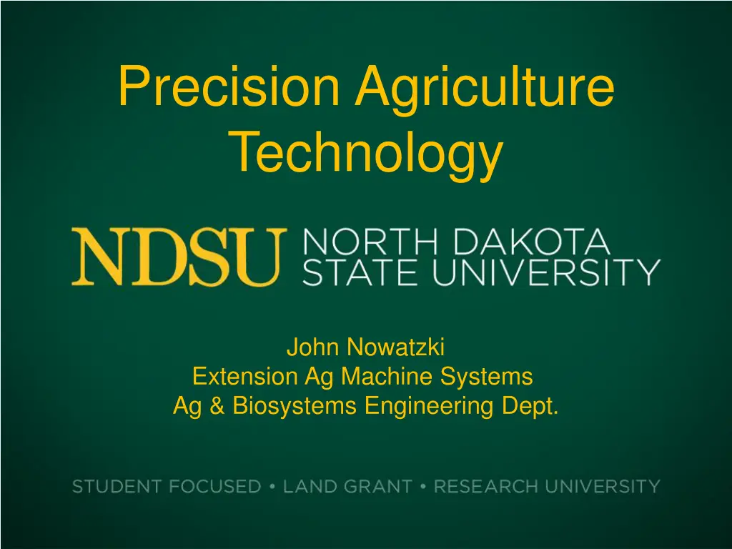 precision agriculture technology