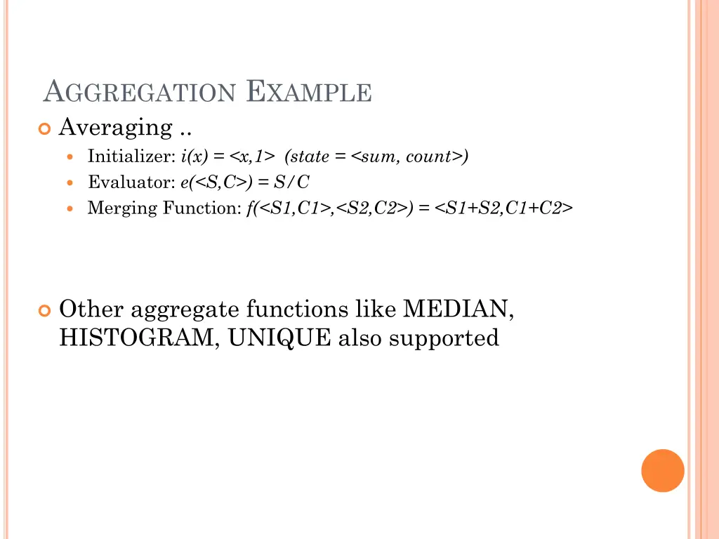 a ggregation e xample averaging initializer