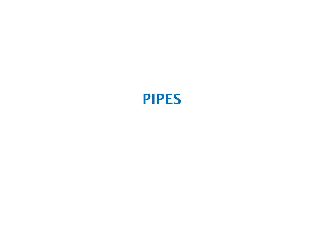 pipes