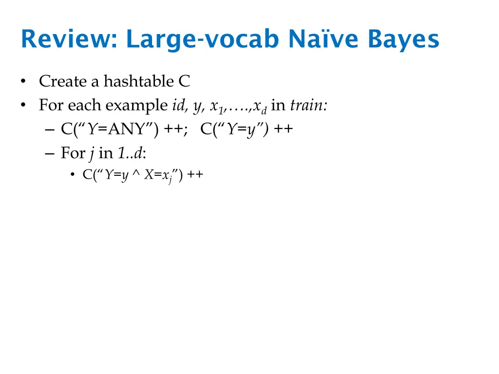 review large vocab na ve bayes