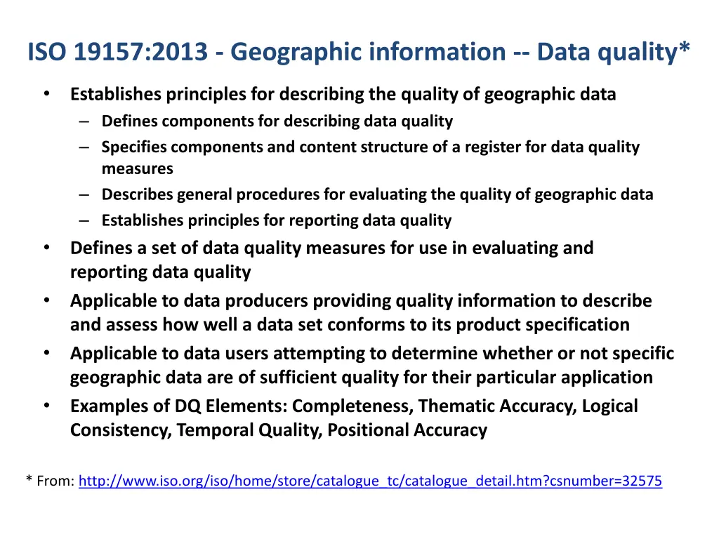 iso 19157 2013 geographic information data quality