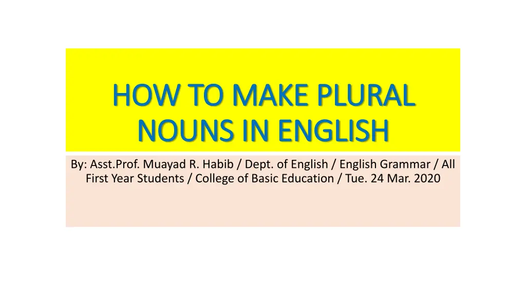 how to make plural how to make plural nouns