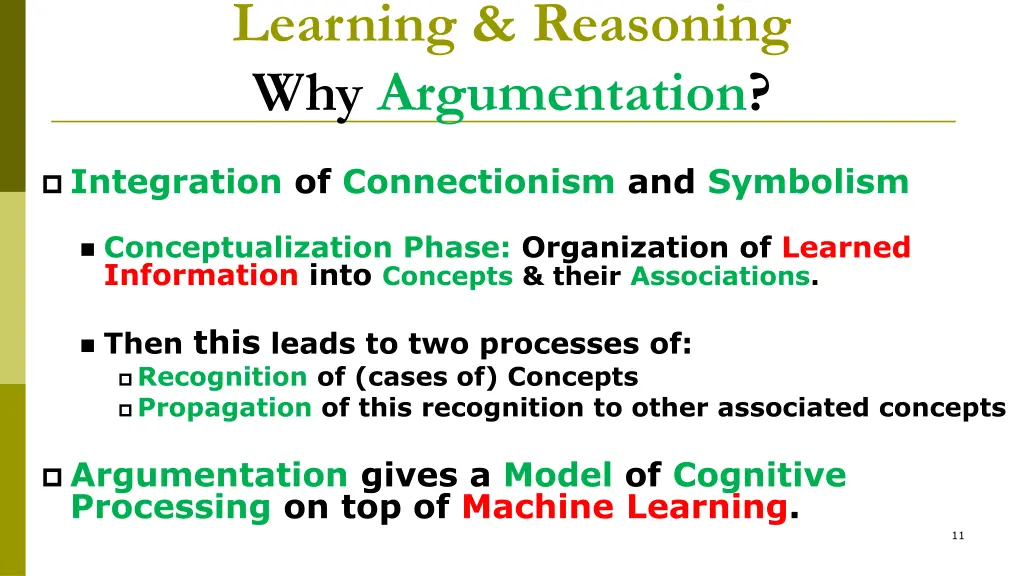 learning reasoning why argumentation