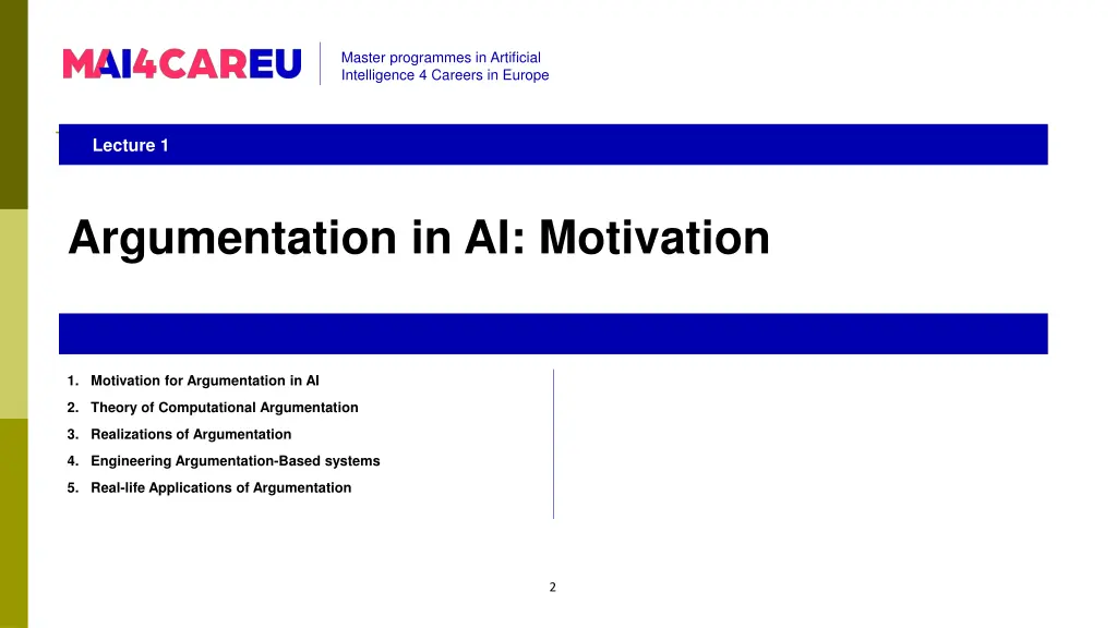 master programmes in artificial intelligence 1