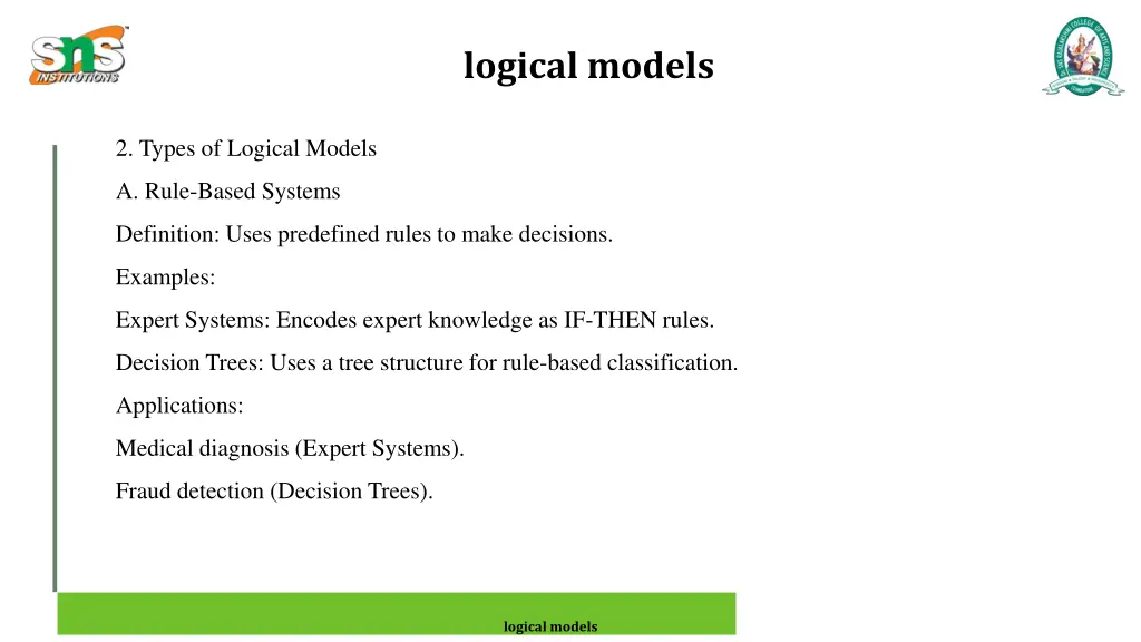 logical models 2