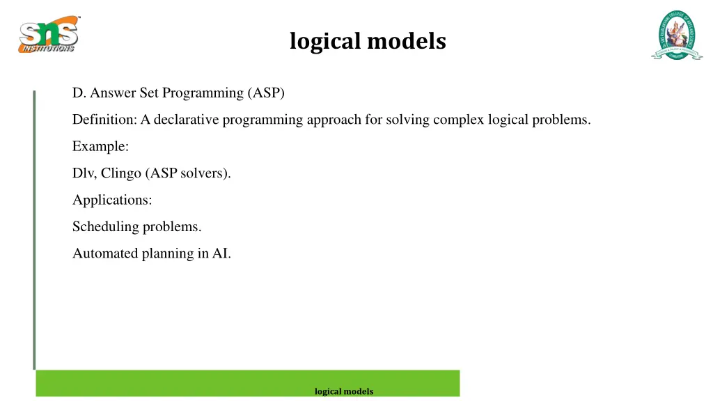 logical models 5