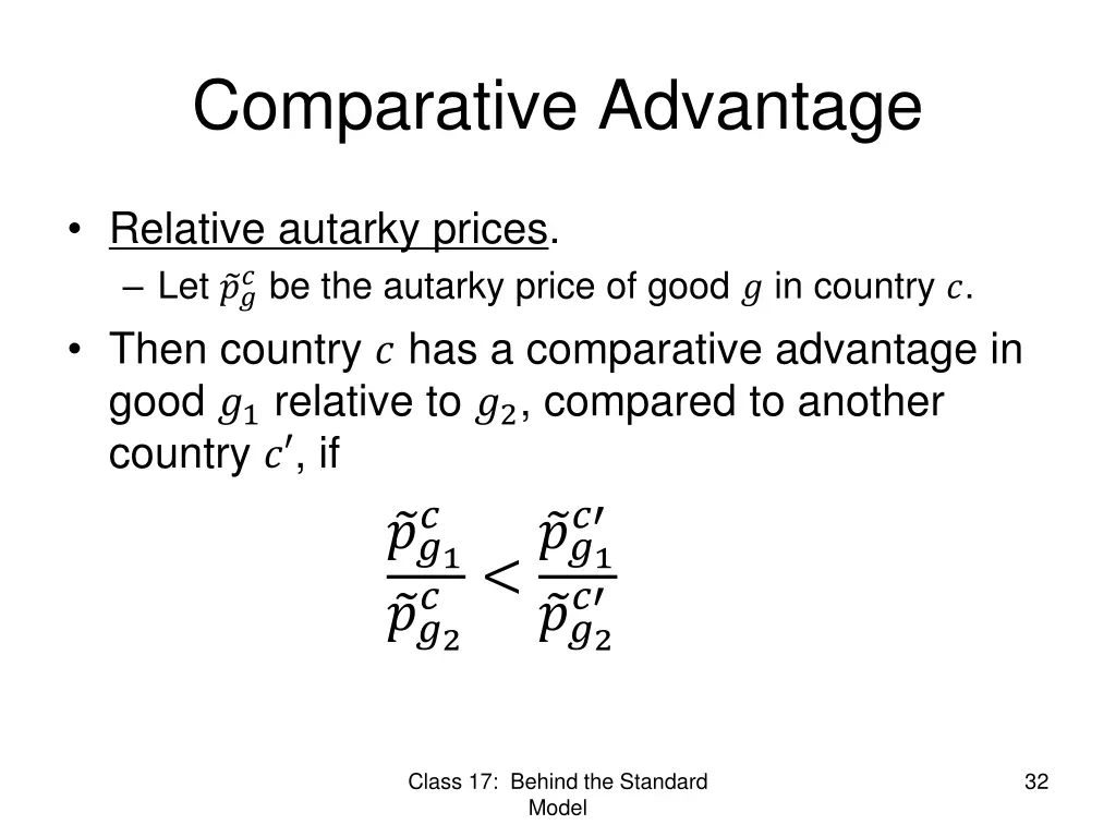 comparative advantage 5