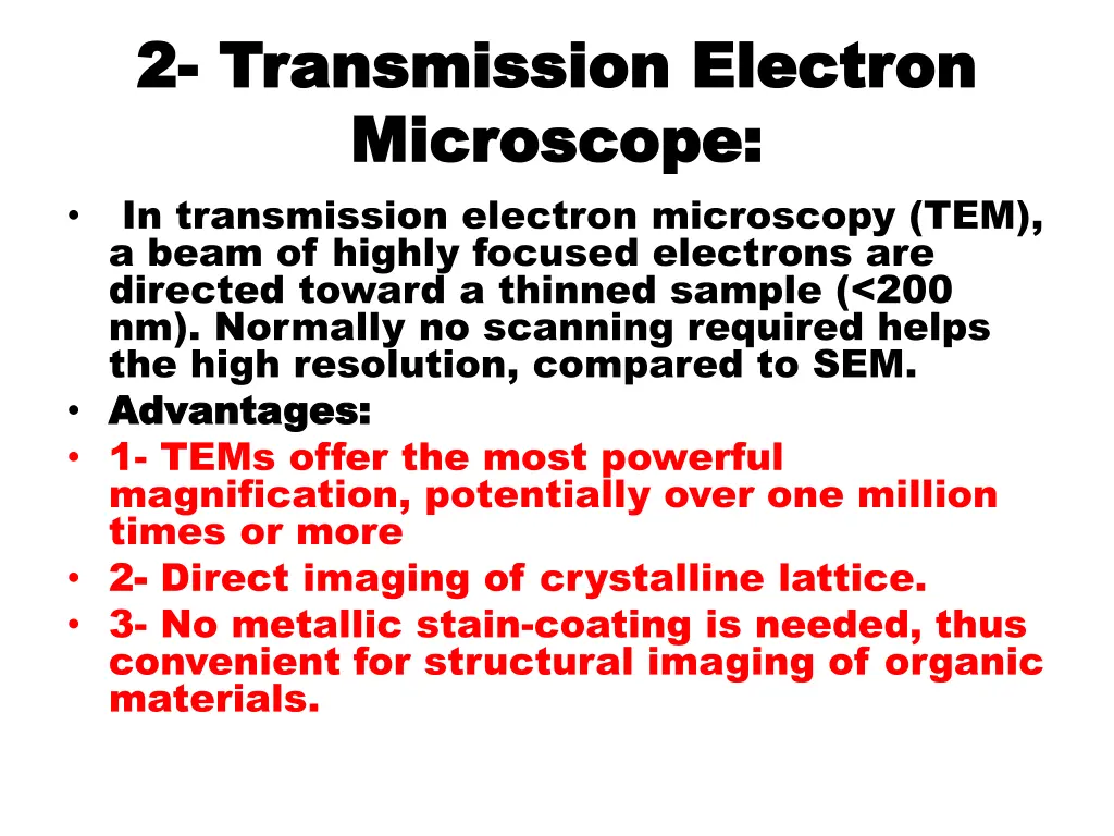 2 2 transmission electron transmission electron
