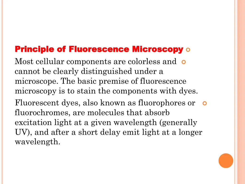 principle principle of fluorescence
