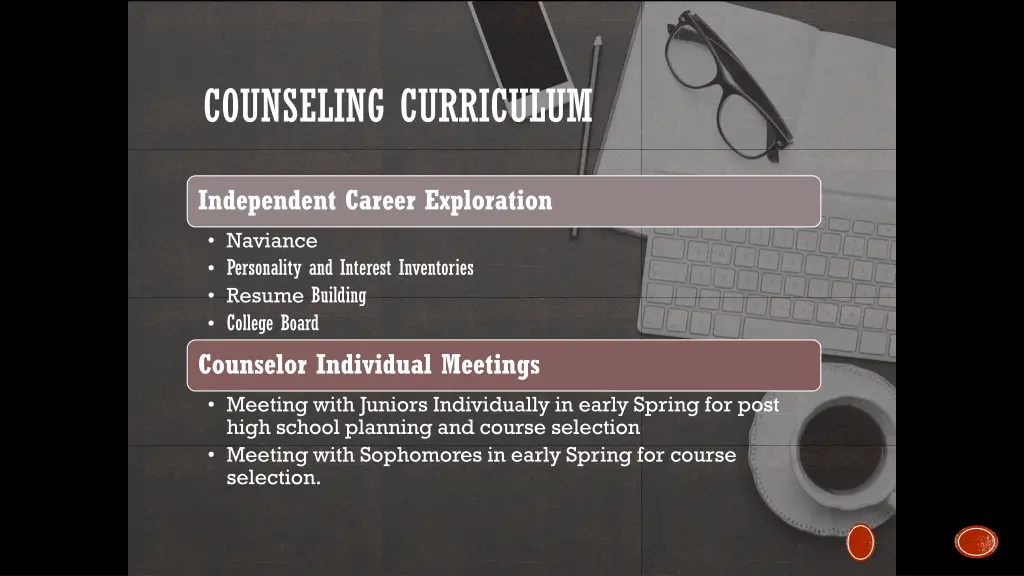 counseling curriculum