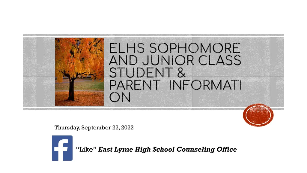 elhs sophomore and junior class student parent