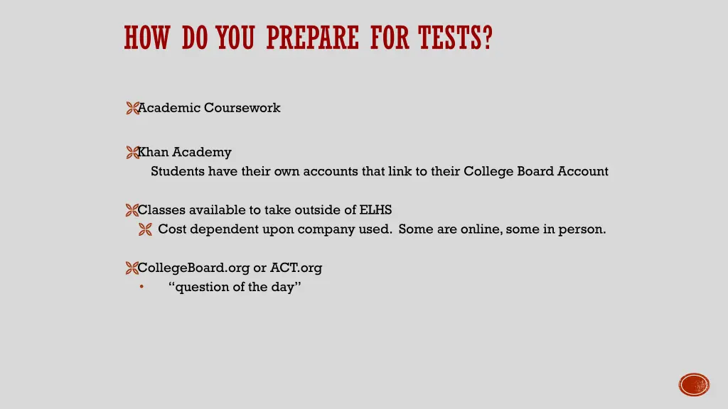 how do you prepare for tests