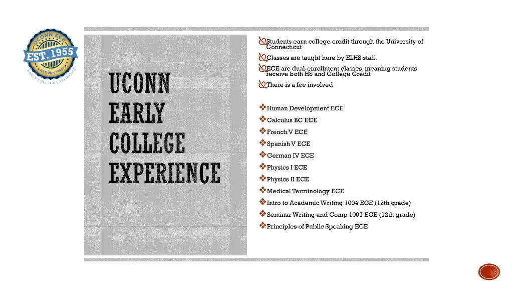 students earn college credit through