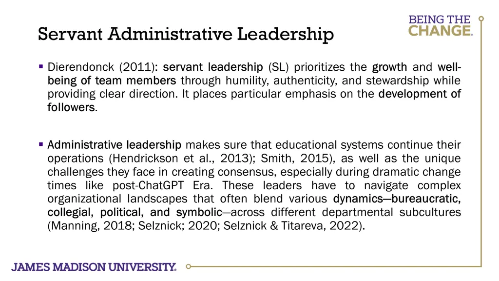 servant administrative leadership