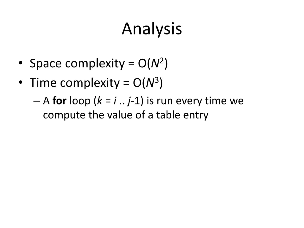 analysis