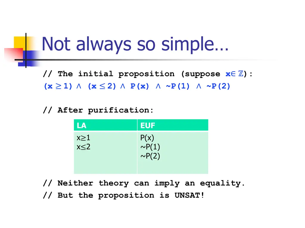 not always so simple