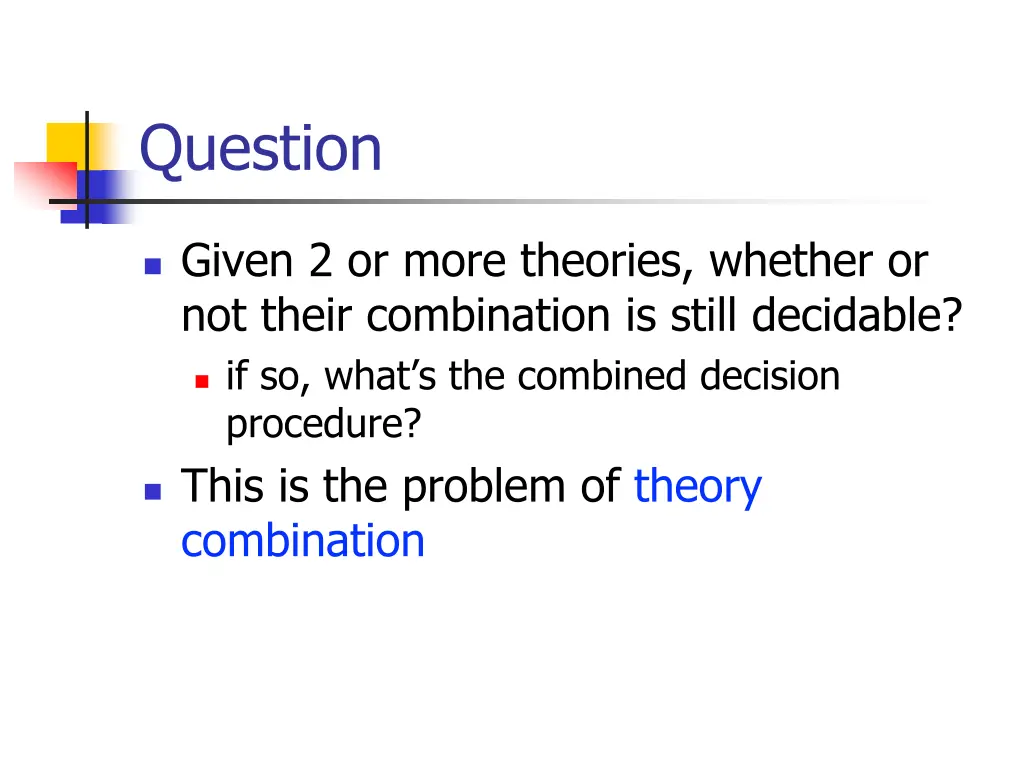 question