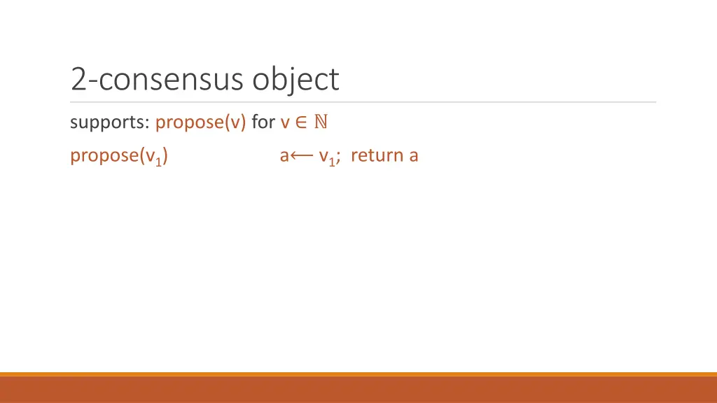 2 consensus object 1