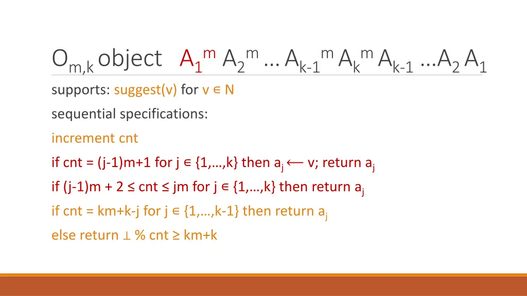 o m k object 1