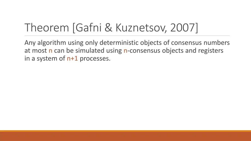 theorem gafni kuznetsov 2007