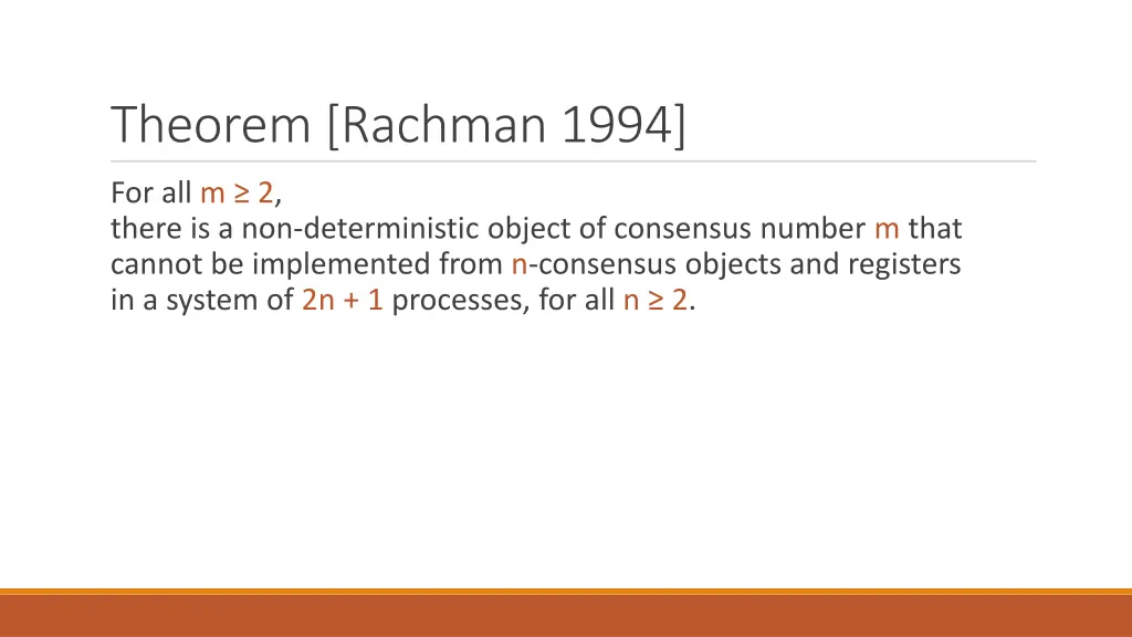 theorem rachman 1994