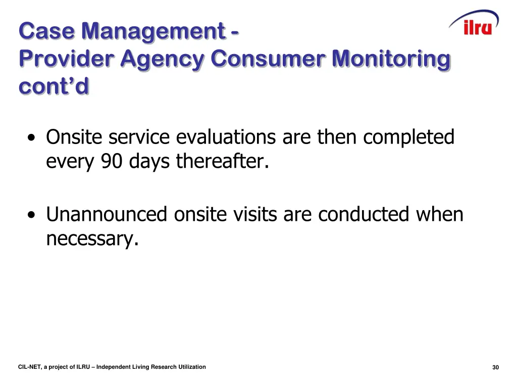 case management provider agency consumer 1