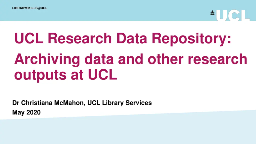 libraryskills@ucl